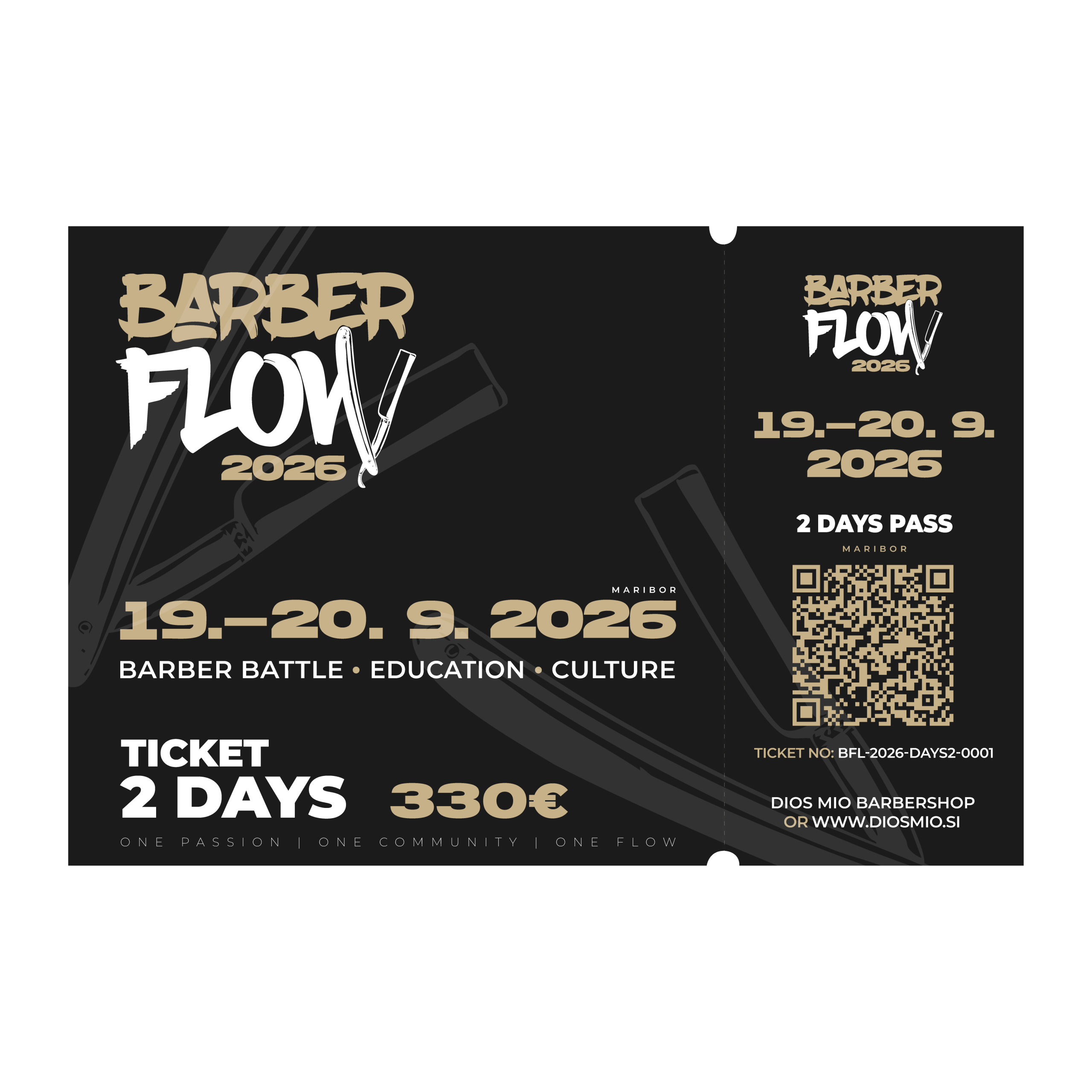 TICKETS barber-01 Barber Flow 26 - 2 Days - slika 1
